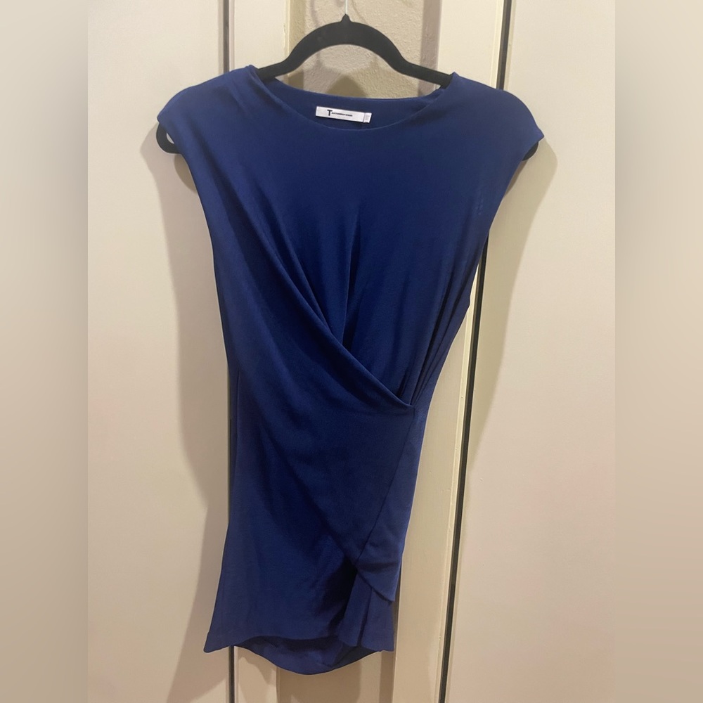 Designer T by Alexander Wang blue dress. Size S. Never worn but no tags!